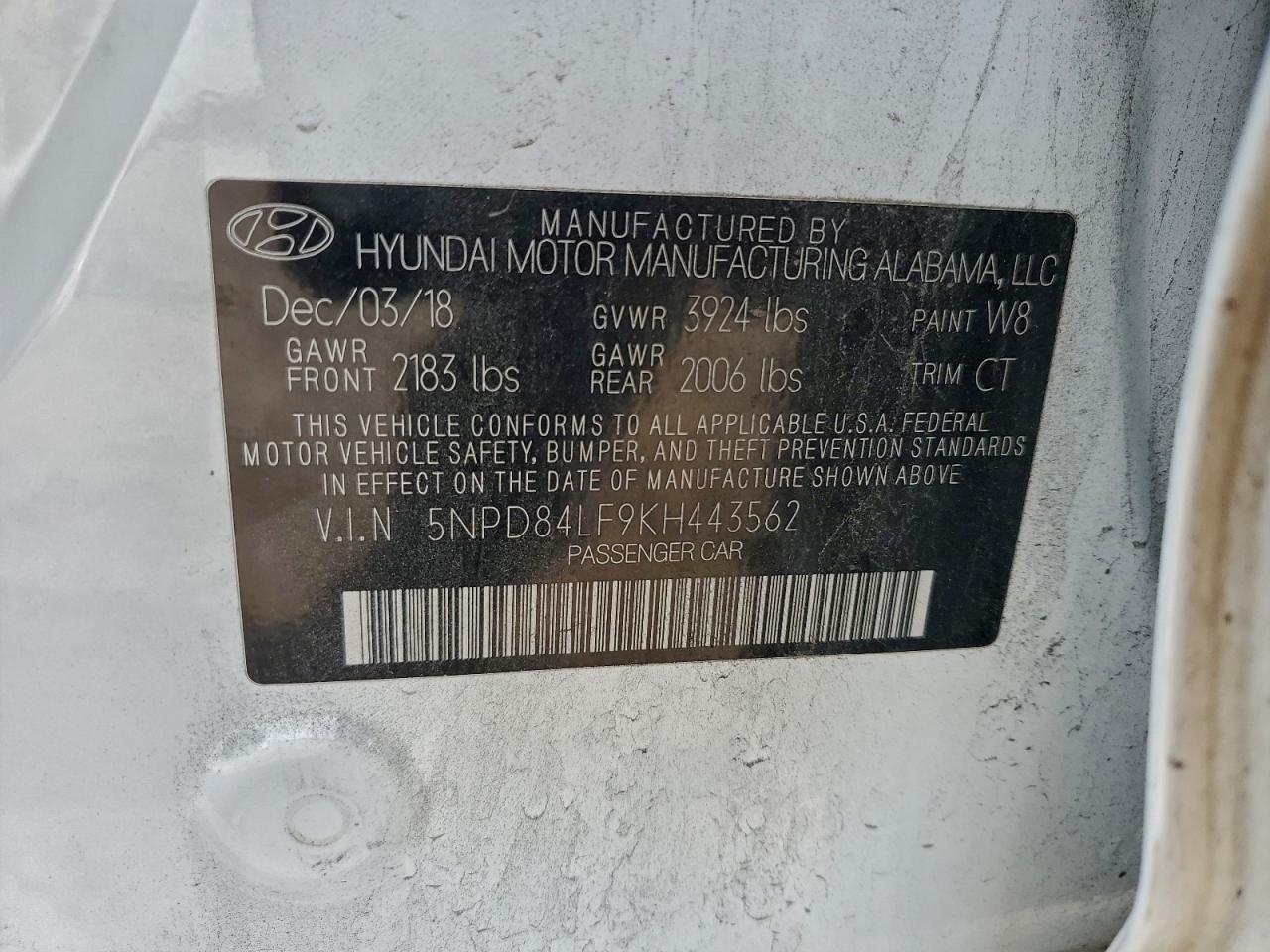 2019 HYUNDAI ELANTRA SEL photo 12