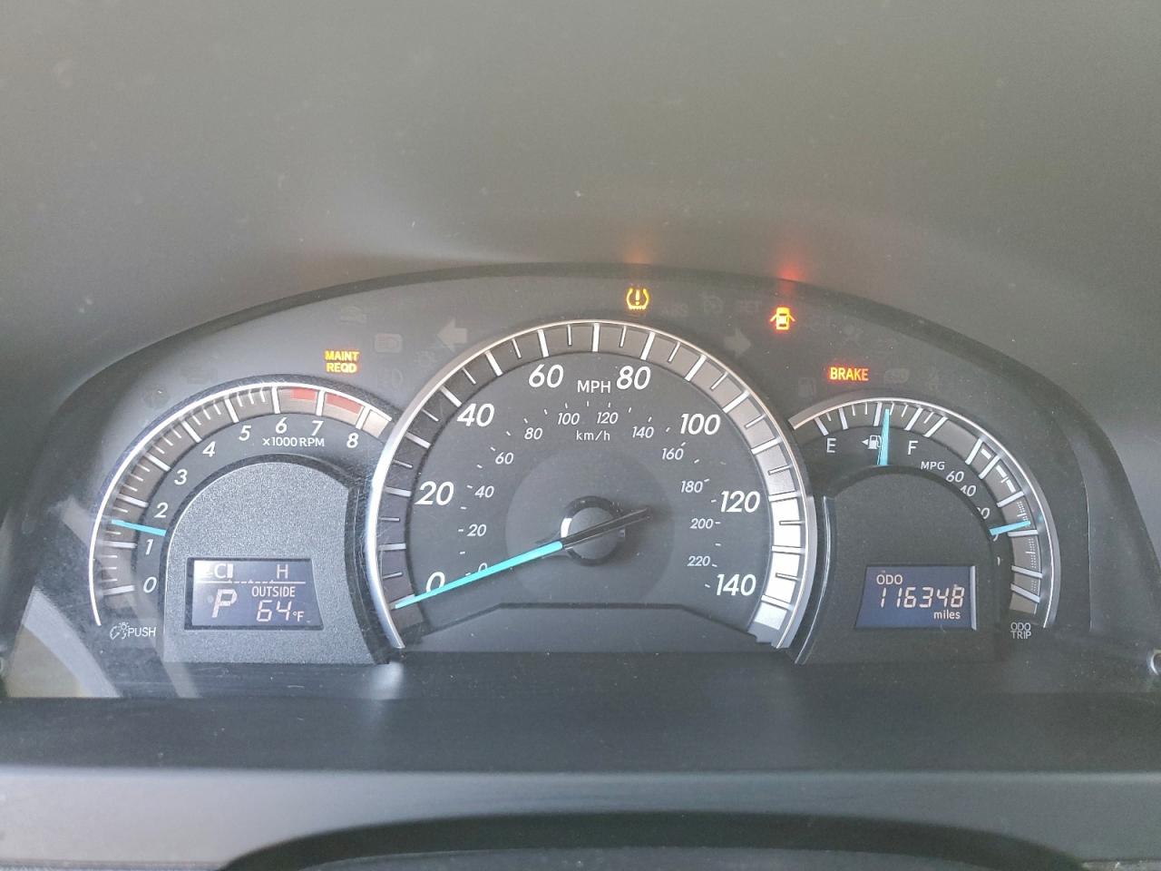 2012 TOYOTA CAMRY BASE photo 9