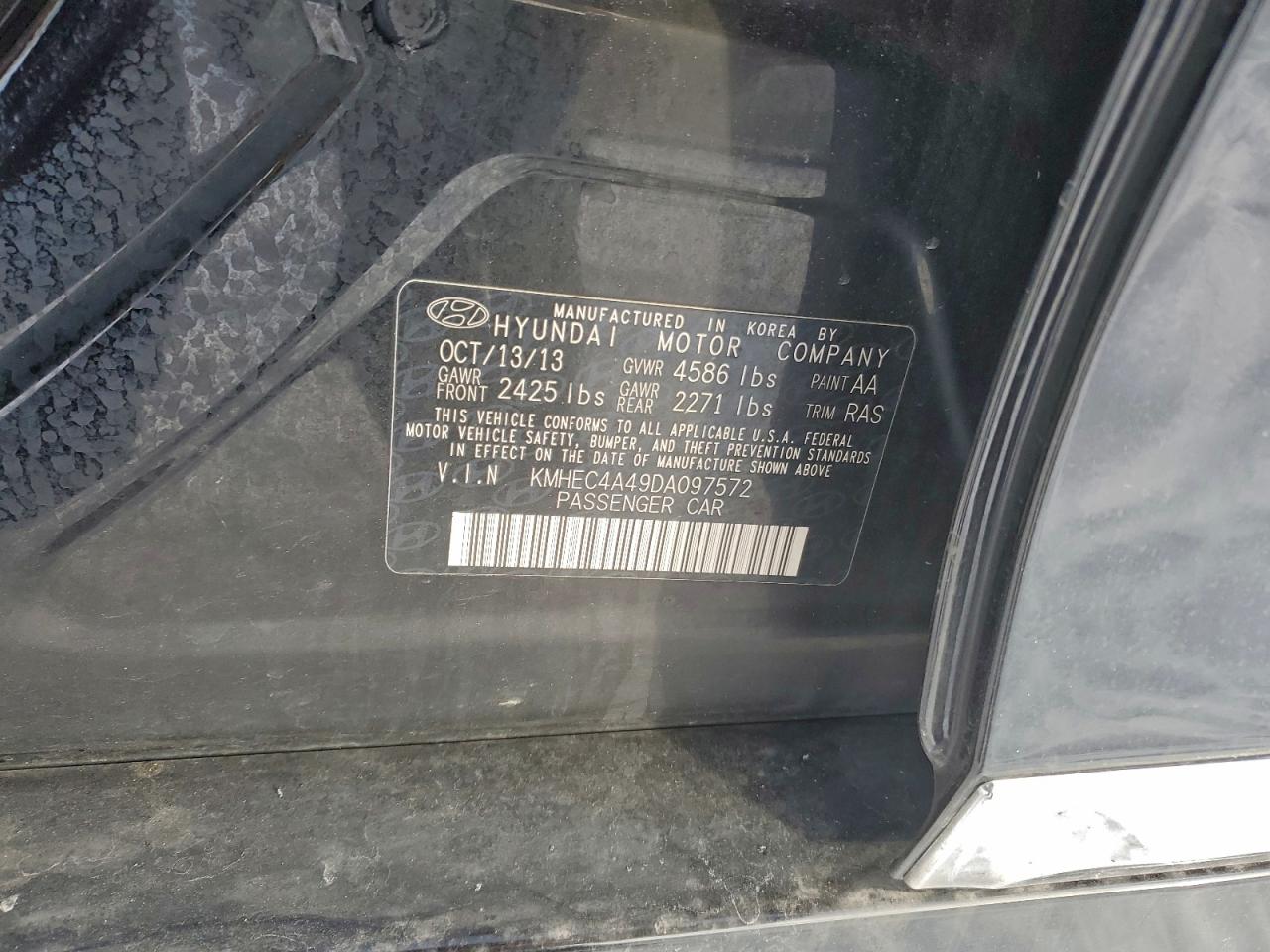 2013 HYUNDAI SONATA HYBRID photo 12