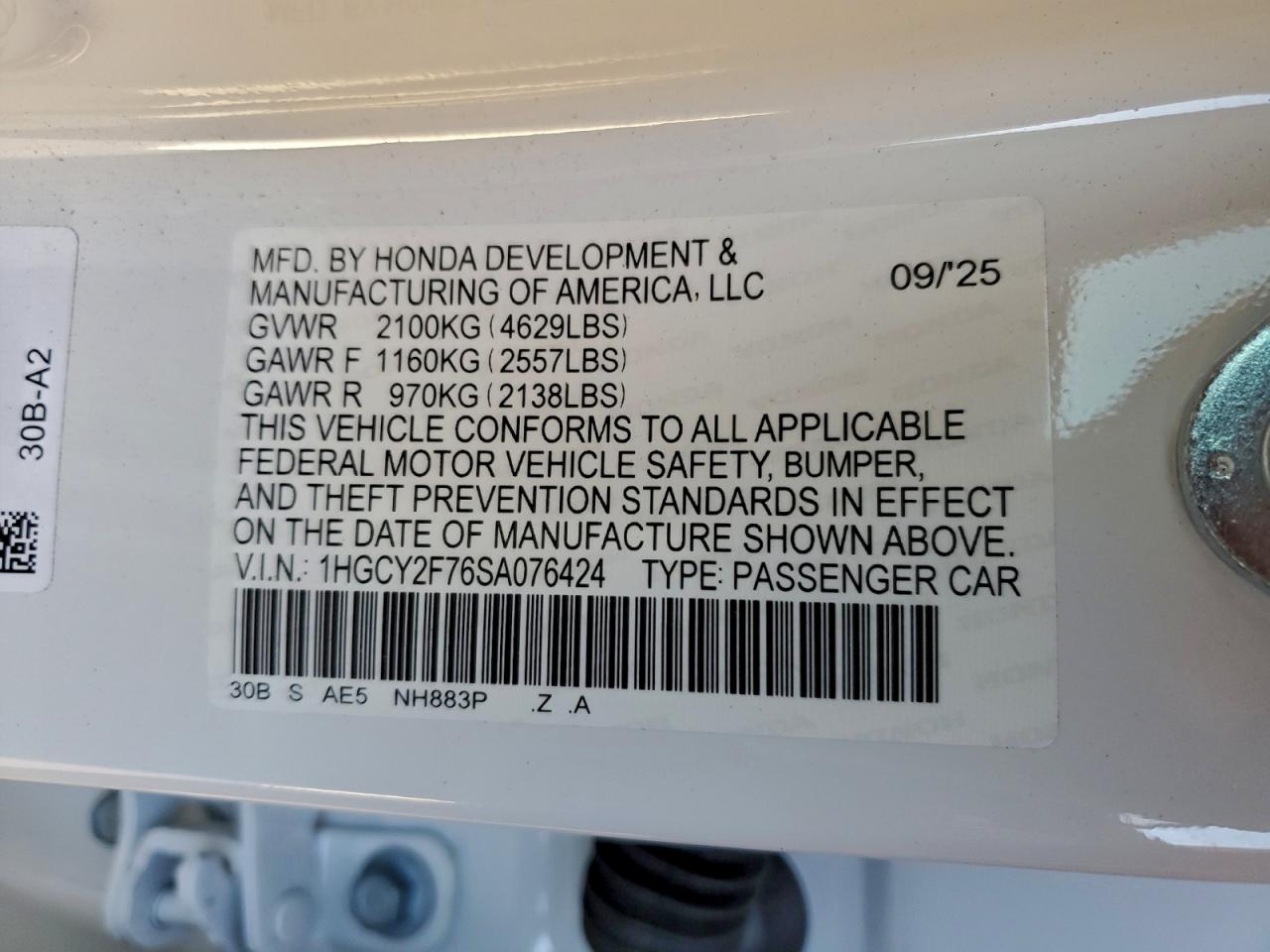 2025 HONDA ACCORD HYBRID SPORT-L photo 12