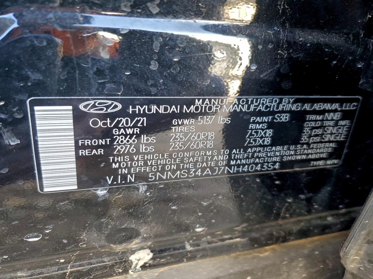 2022 HYUNDAI SANTA FE SEL photo 14