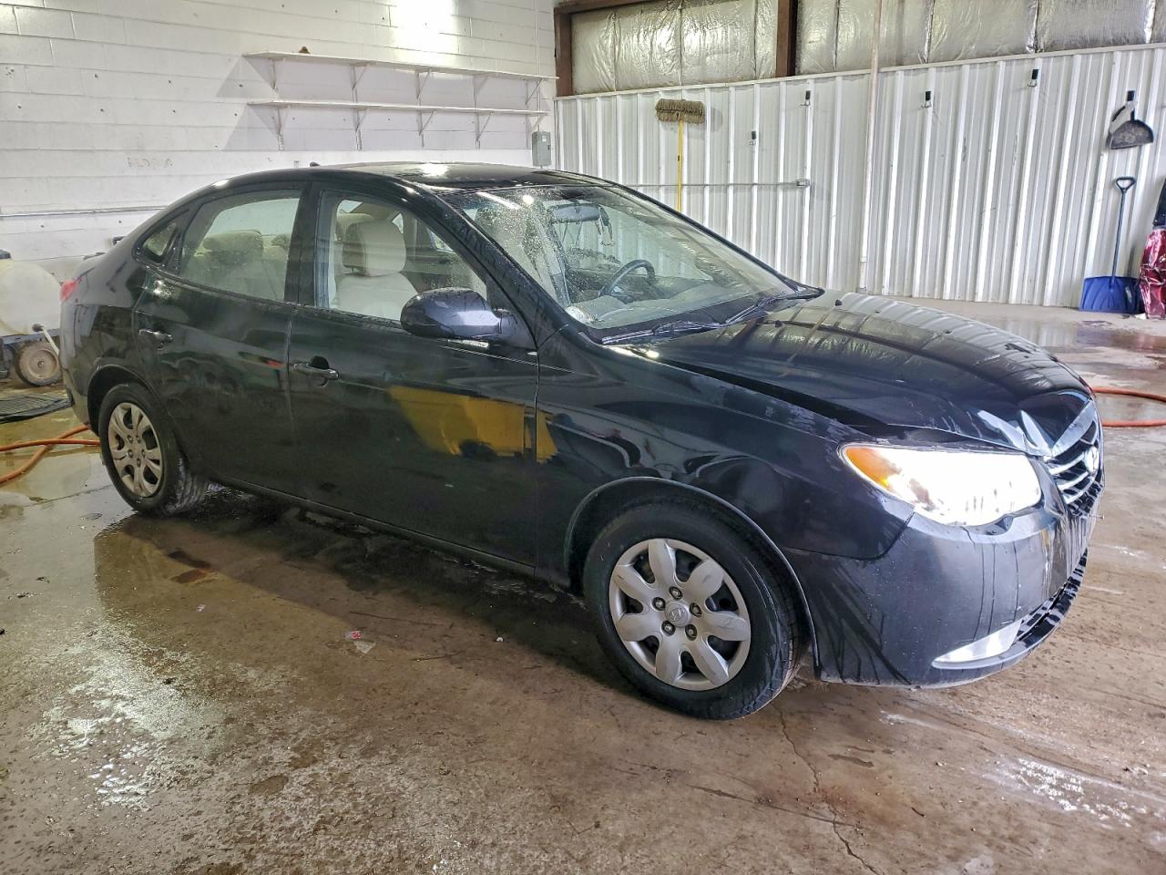 2010 HYUNDAI ELANTRA BLUE photo 4