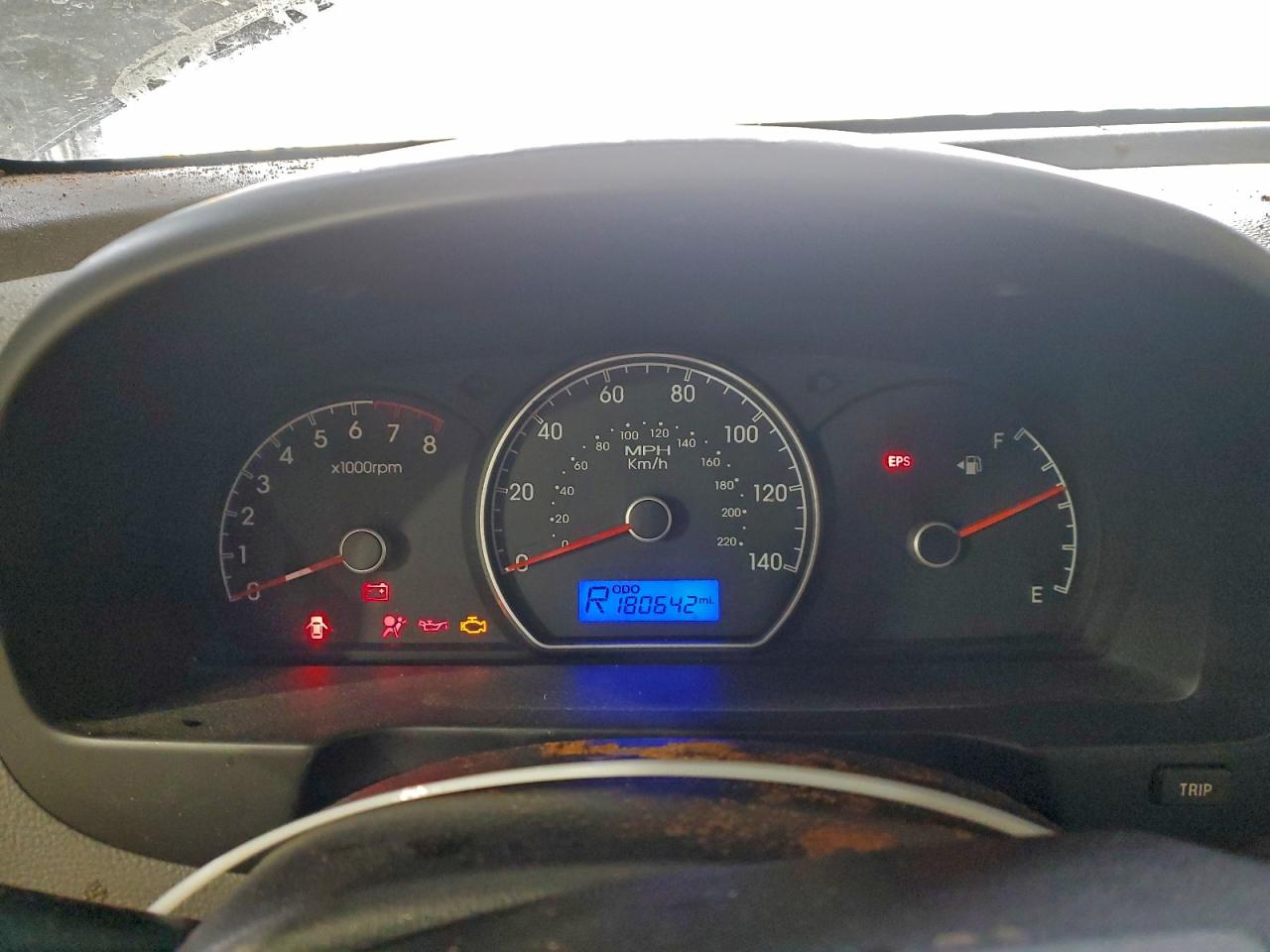2010 HYUNDAI ELANTRA BLUE photo 9