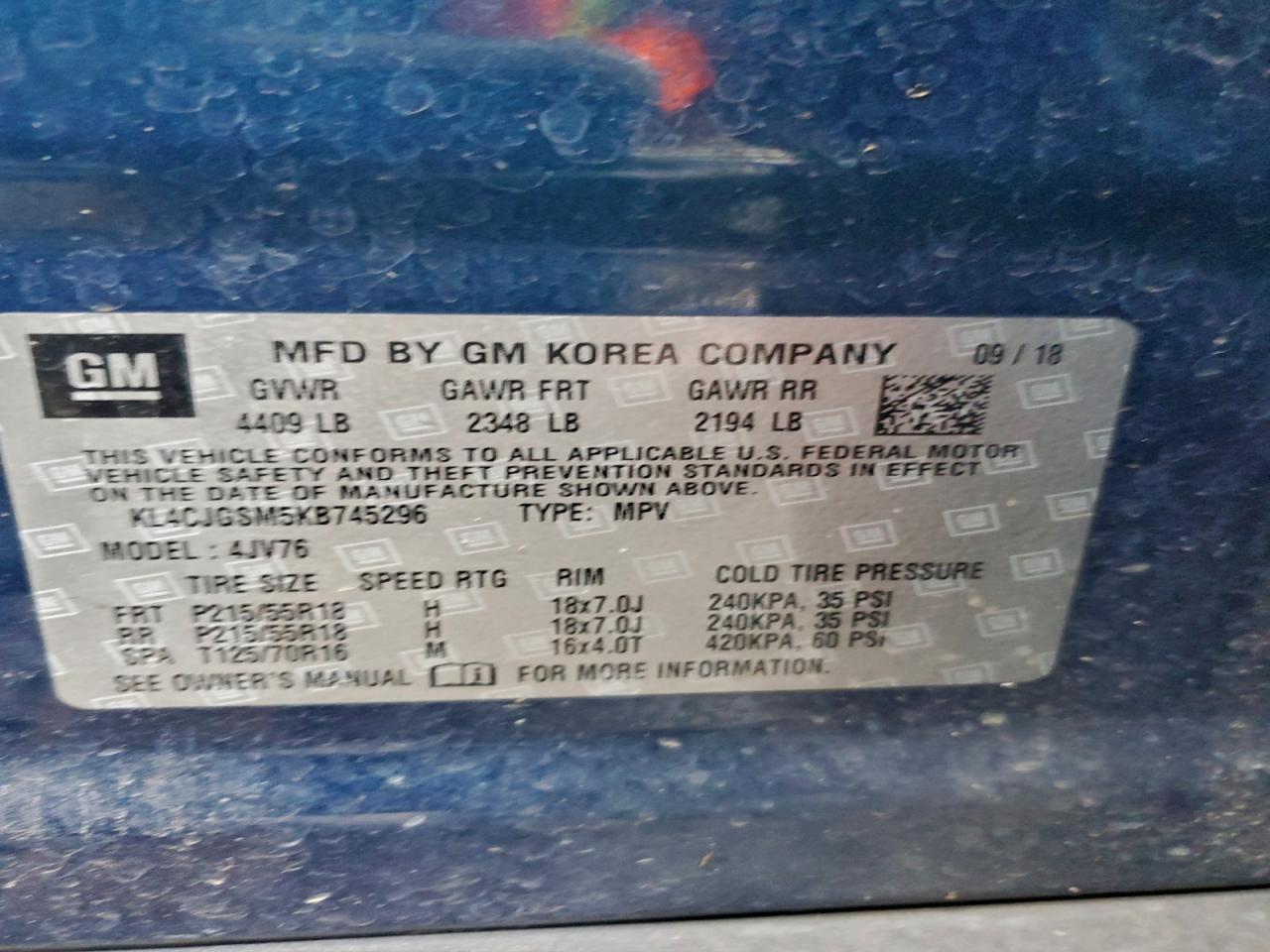 2019 BUICK ENCORE ESSENCE photo 13