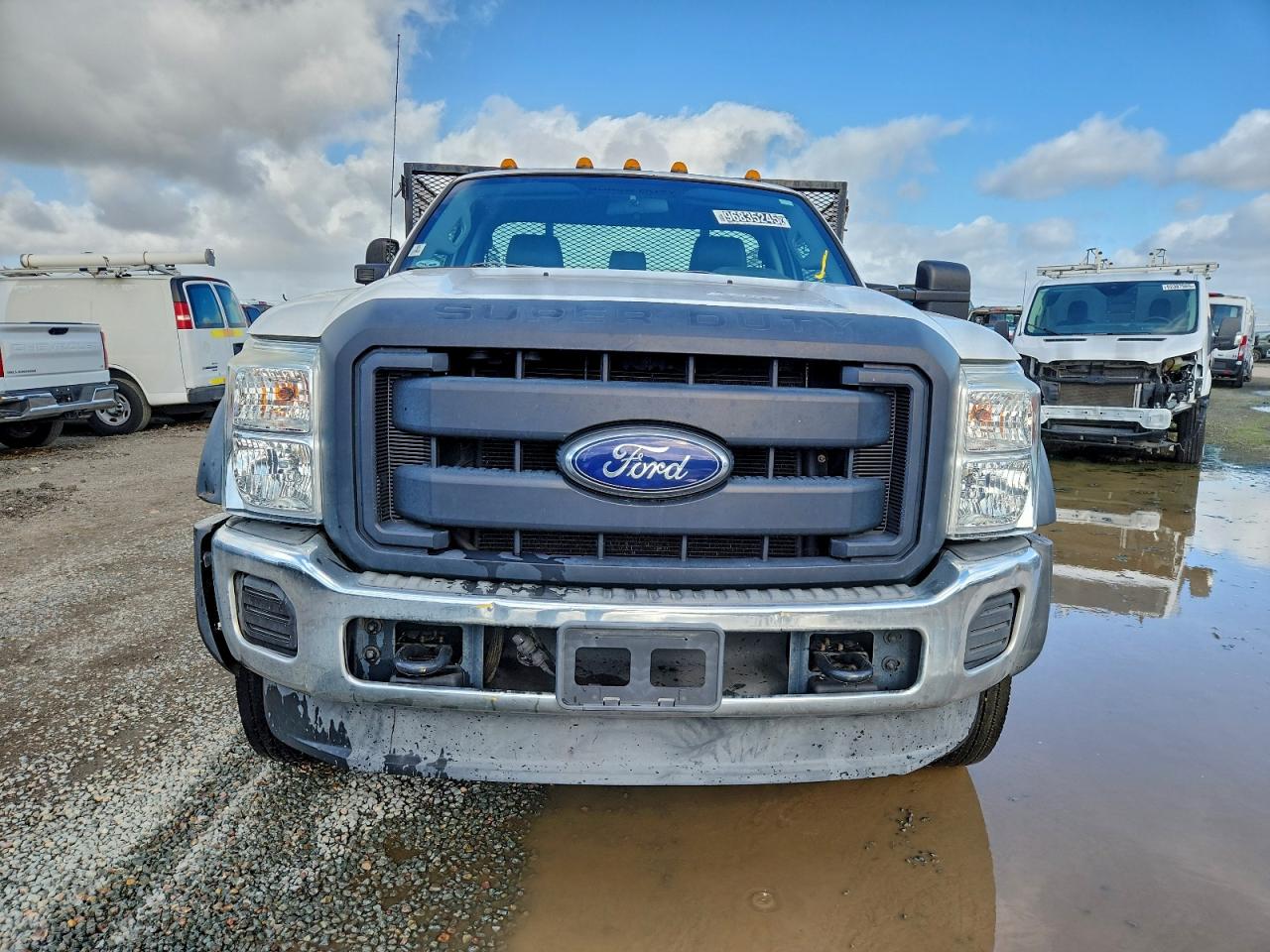 2015 FORD F550 SUPER DUTY FLATBED TRUCK photo 5