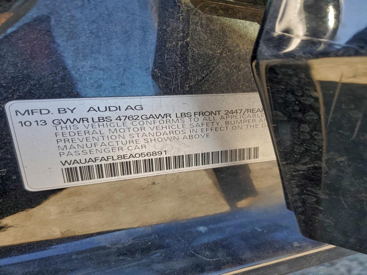 2014 AUDI A4 PREMIUM photo 13
