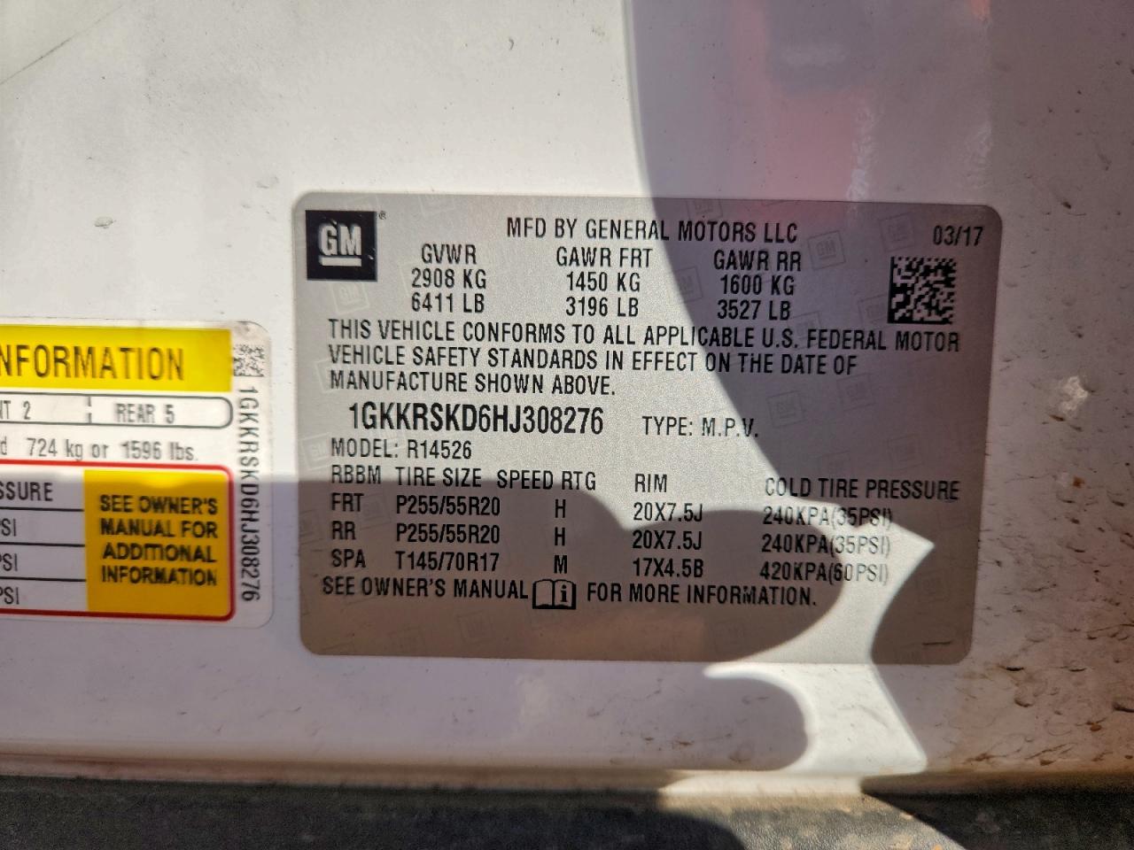 2017 GMC ACADIA LIMITED SLT-2 photo 13