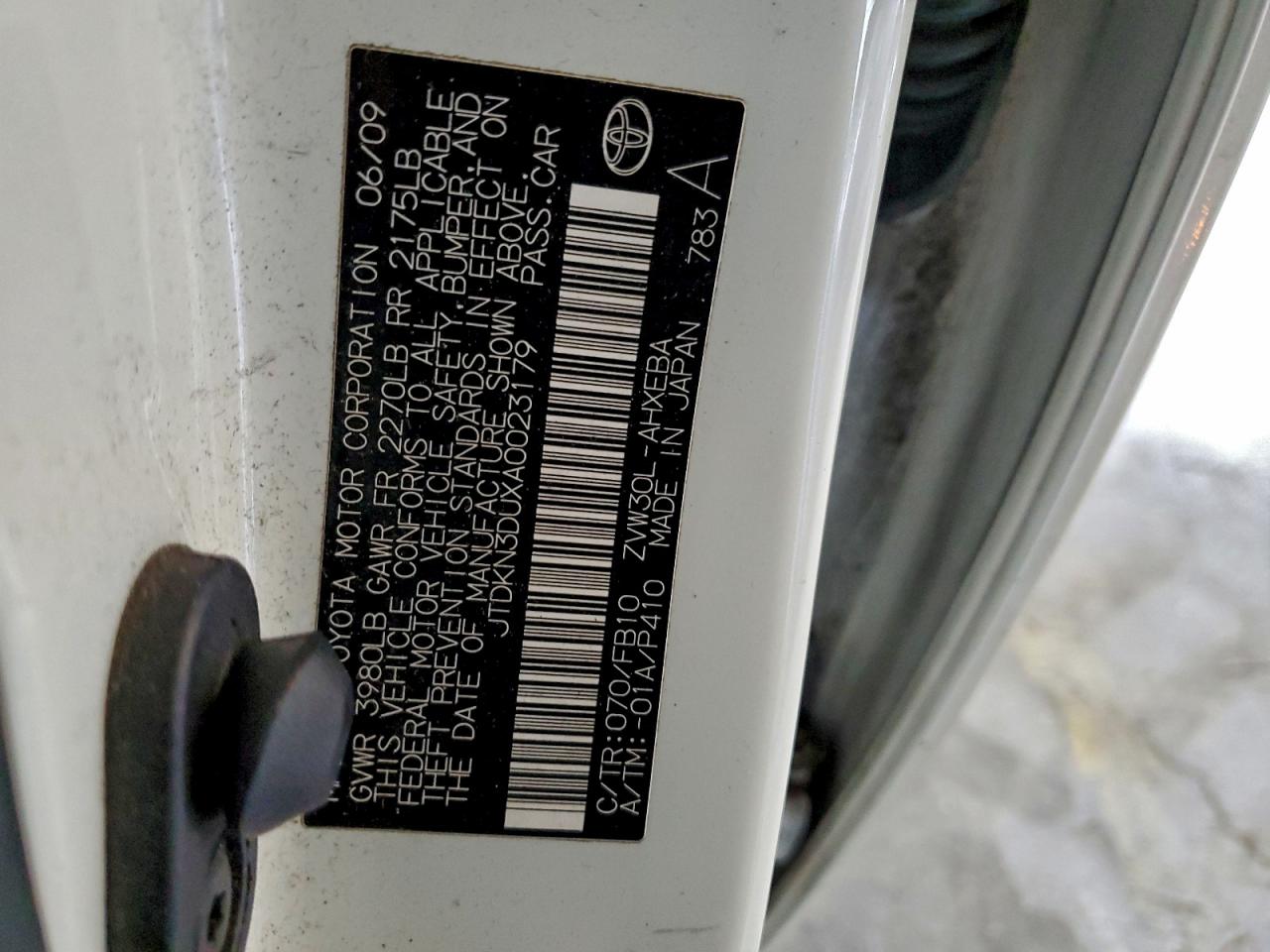 2010 TOYOTA PRIUS photo 12