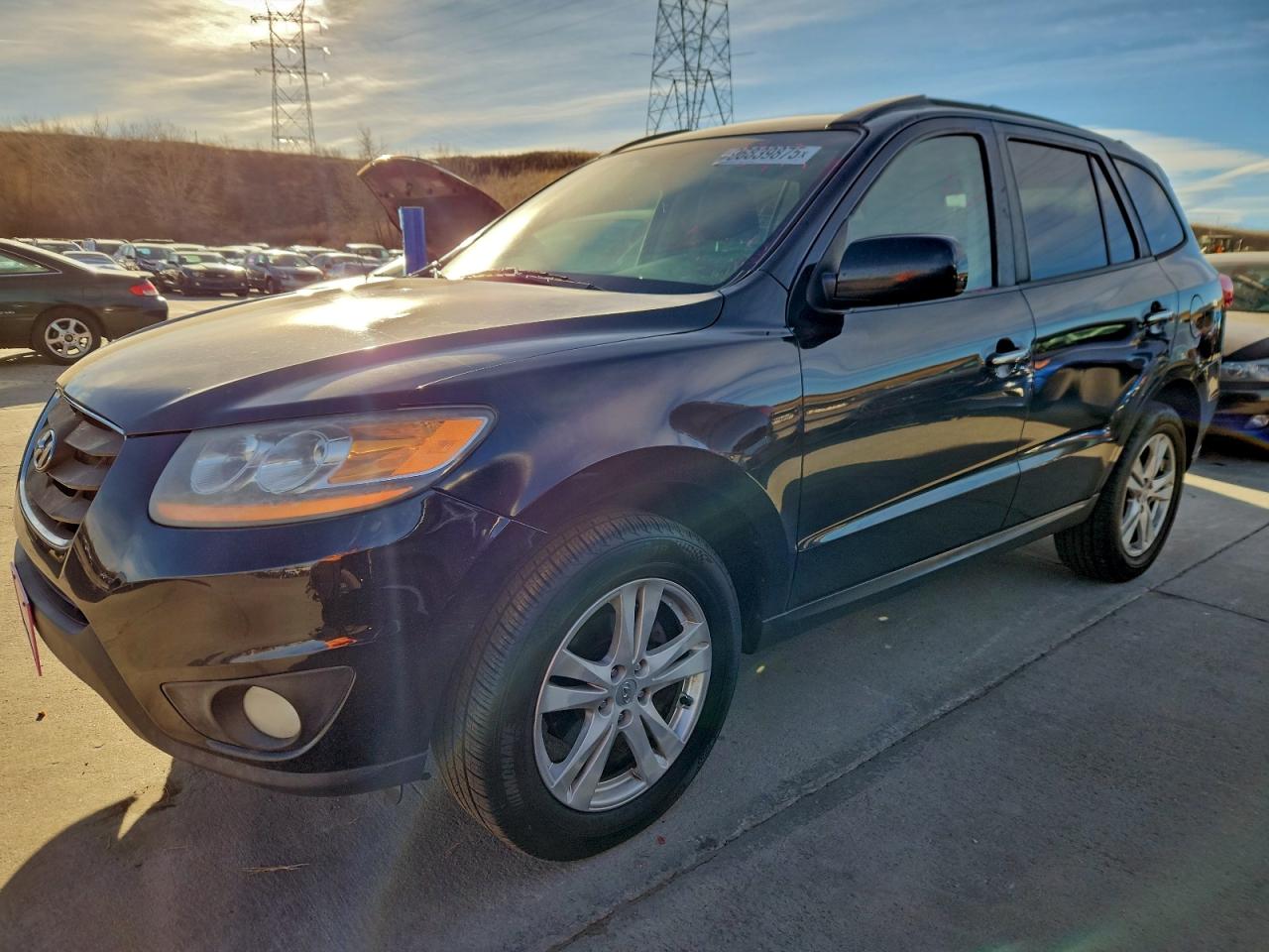 2011 HYUNDAI SANTA FE LIMITED — REAR END damage — photo 1