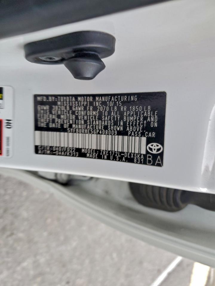 2016 TOYOTA COROLLA L photo 12