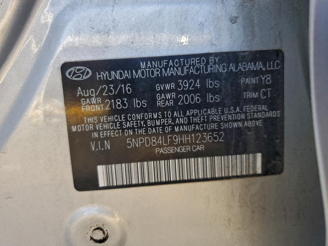 2017 HYUNDAI ELANTRA GT photo 12
