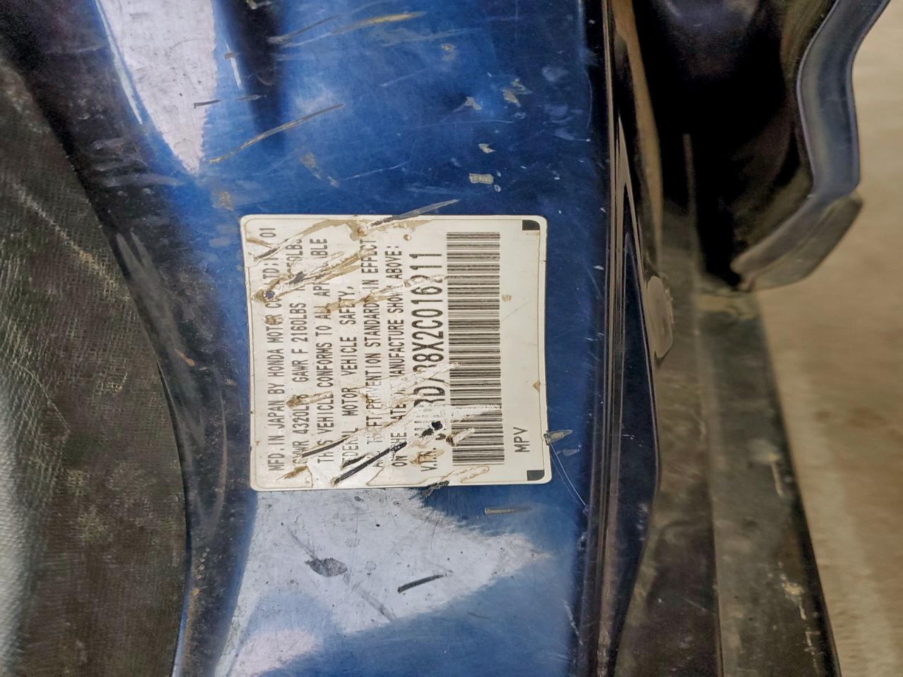 2002 HONDA CR-V EX photo 13