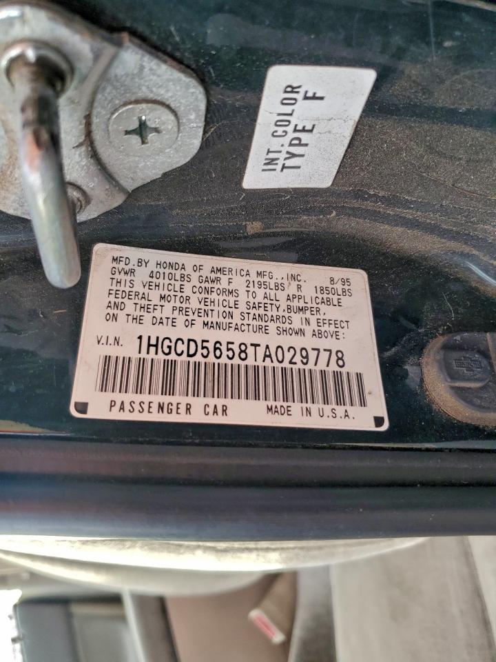 1996 HONDA ACCORD EX photo 12