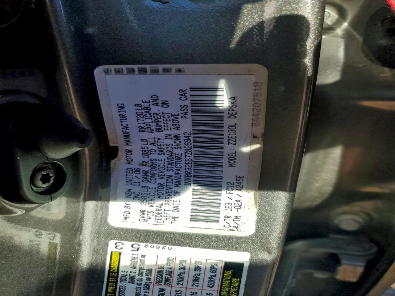 2007 TOYOTA COROLLA CE photo 12
