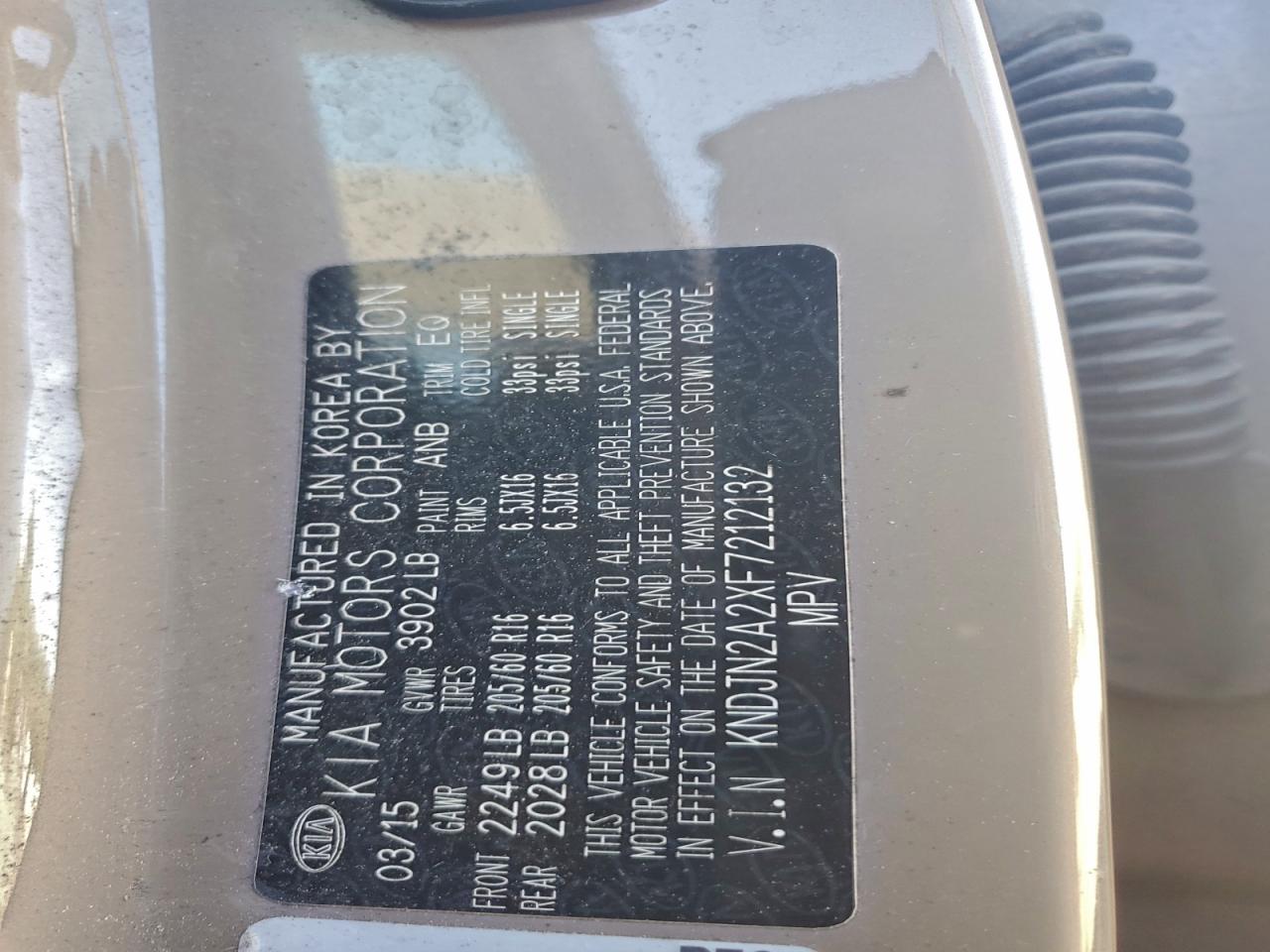2015 KIA SOUL photo 12