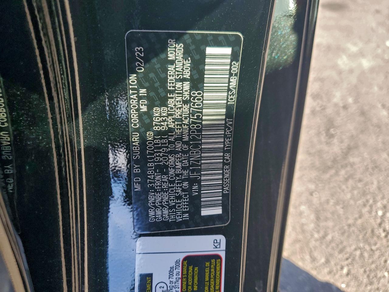 2023 TOYOTA GR 86 photo 13