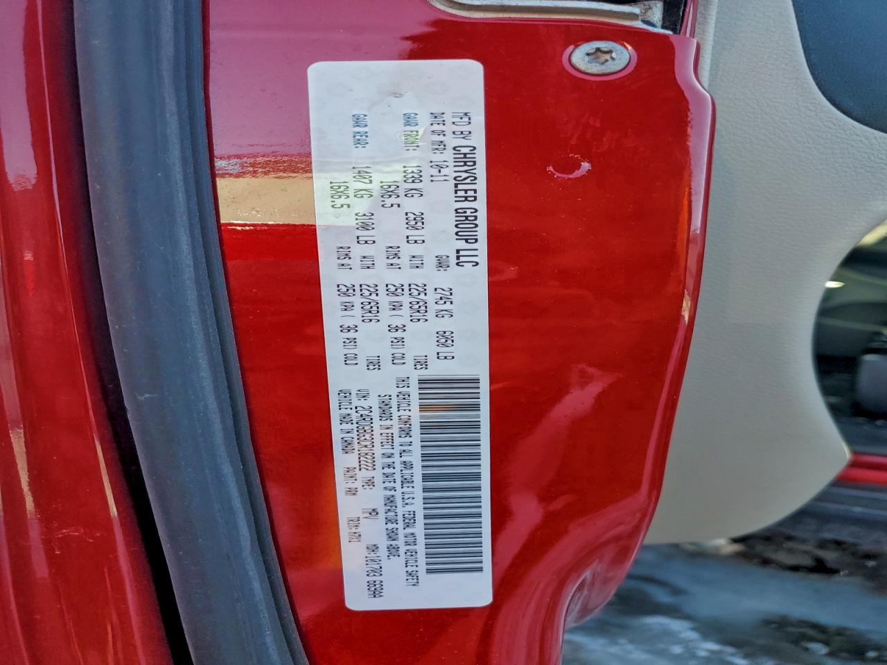 2012 DODGE GRAND CARAVAN SE photo 13