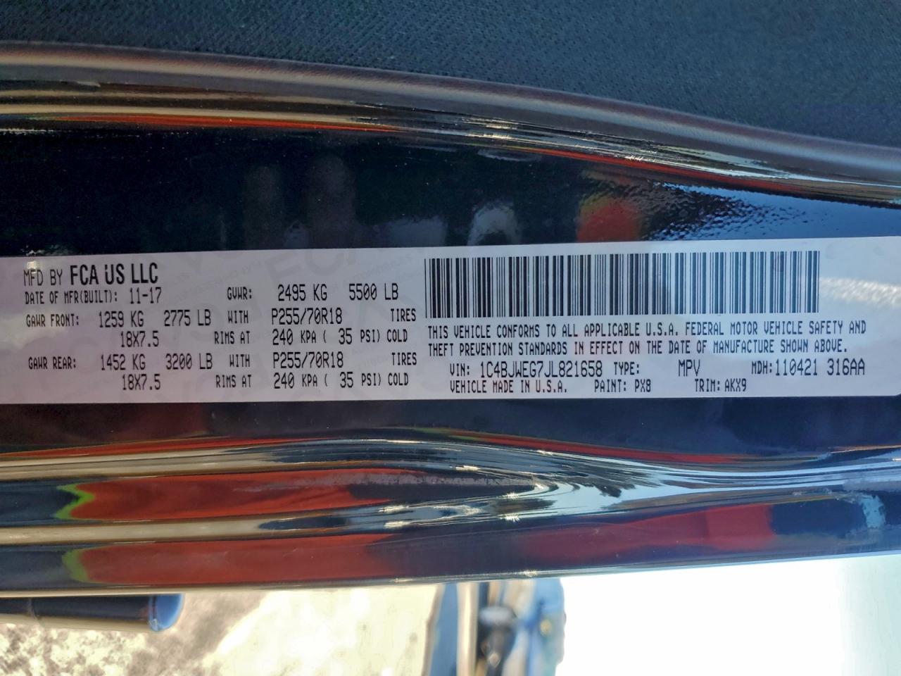 2018 JEEP WRANGLER UNLIMITED SAHARA photo 13