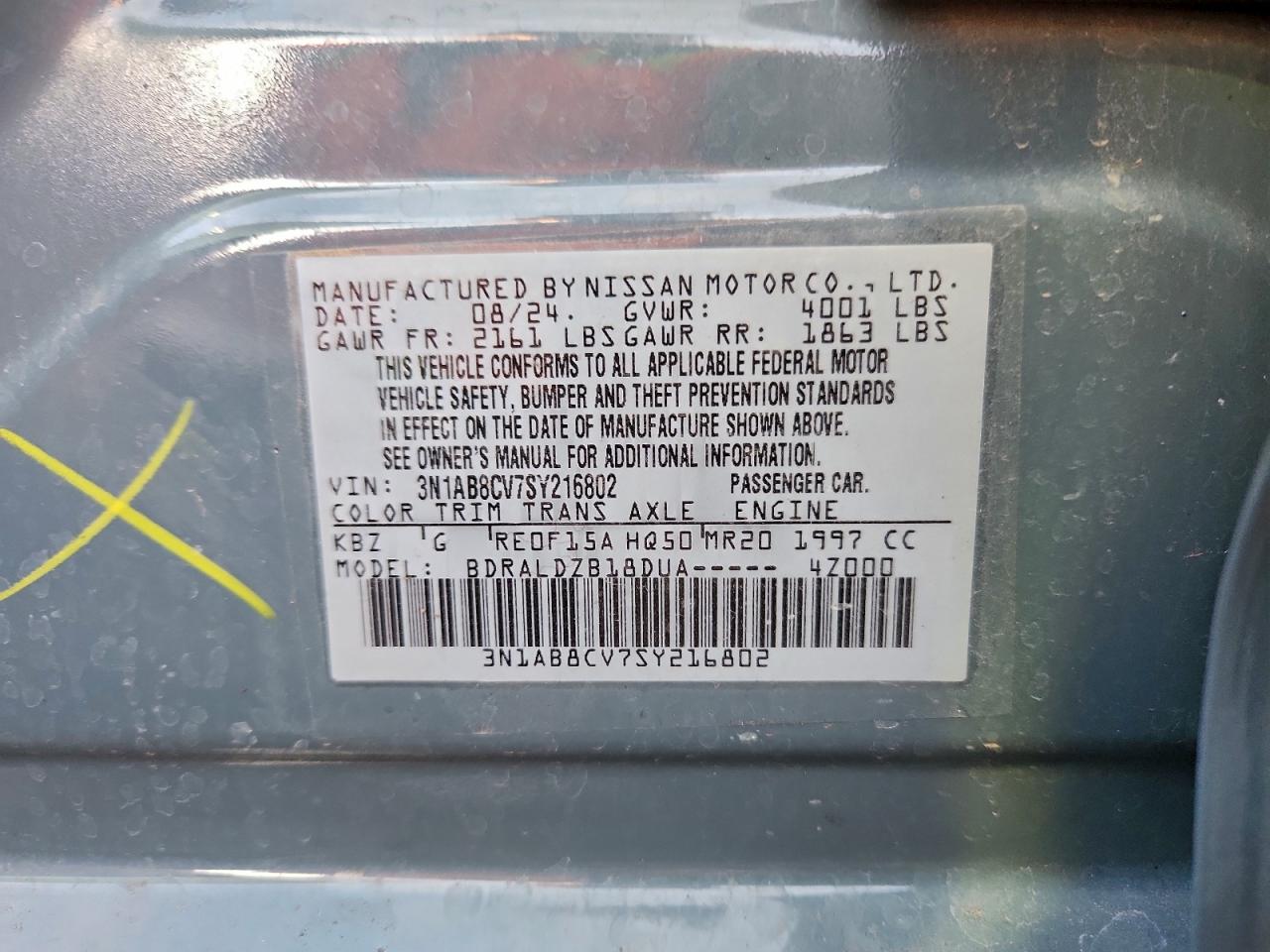 2025 NISSAN SENTRA SV photo 13
