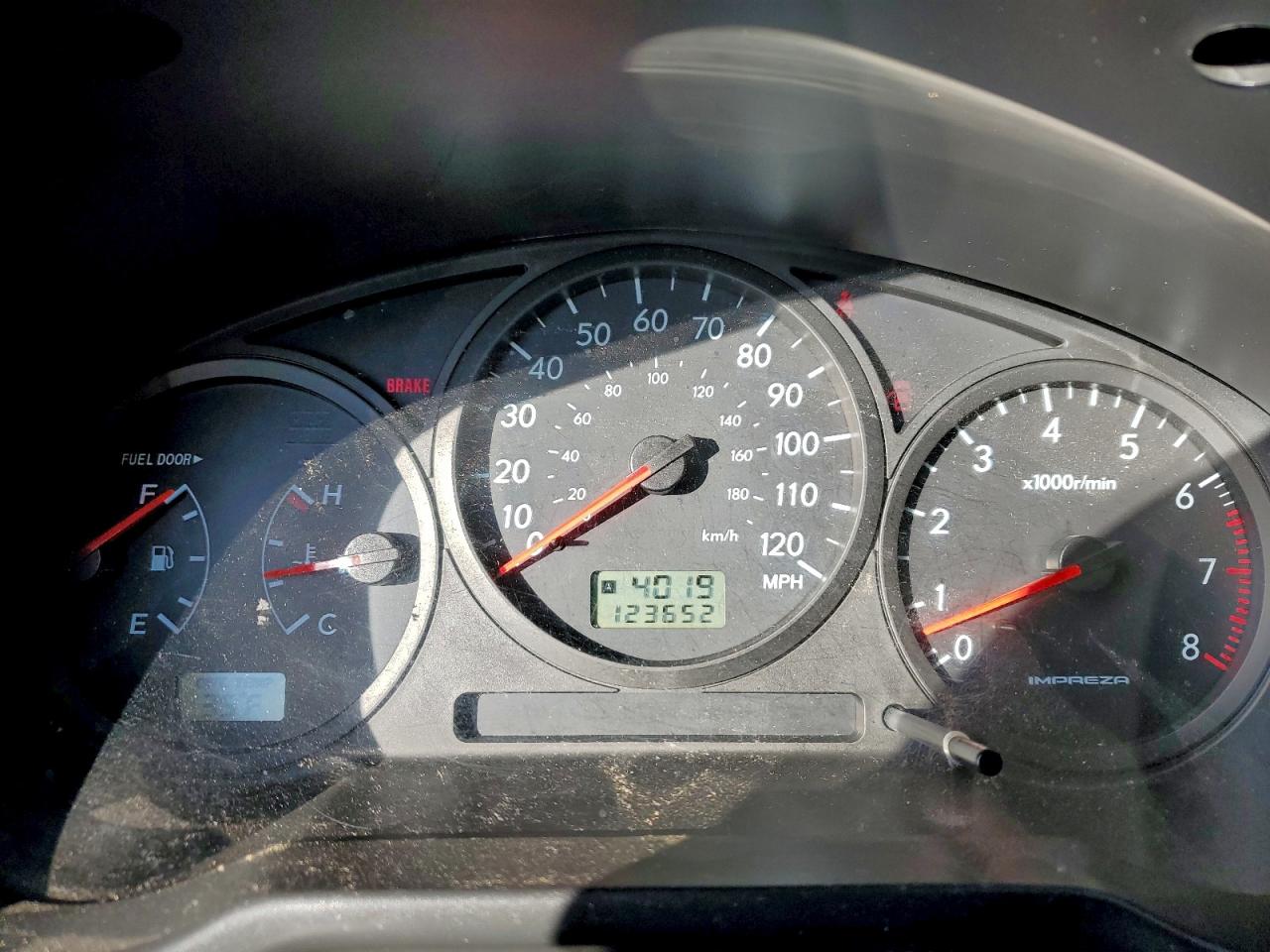 2007 SUBARU IMPREZA 2.5I photo 9