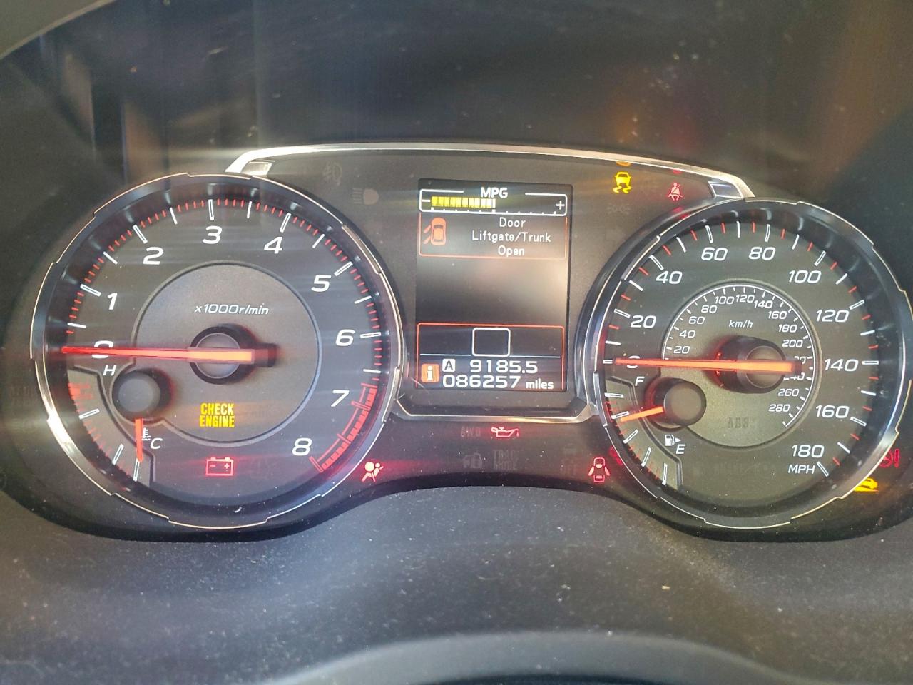 2019 SUBARU WRX photo 9