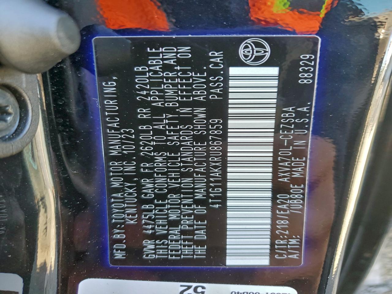2024 TOYOTA CAMRY SE NIGHT SHADE photo 12