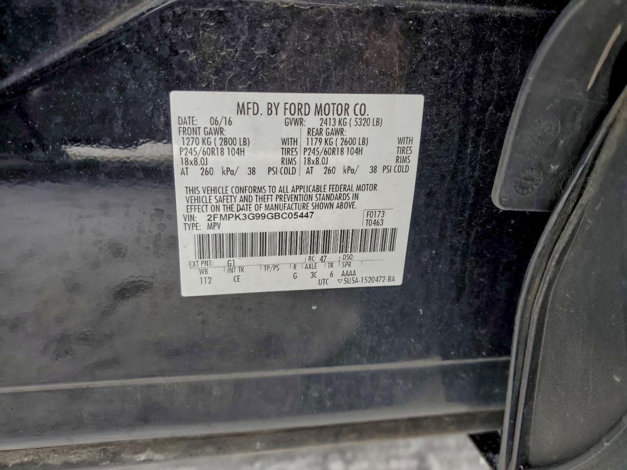 2016 FORD EDGE SE photo 13