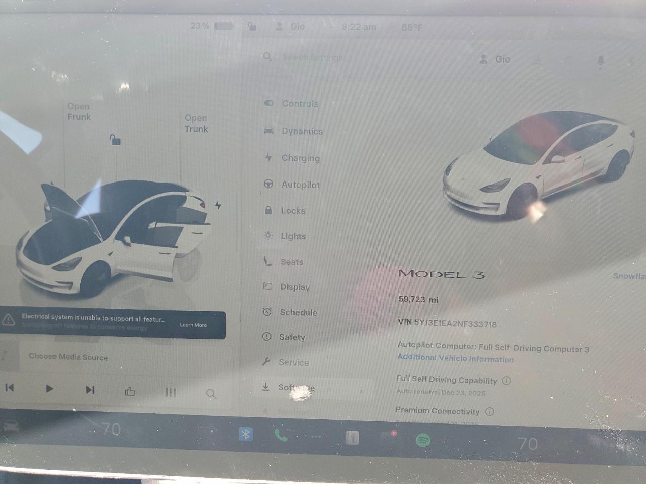 2022 TESLA MODEL 3 photo 9