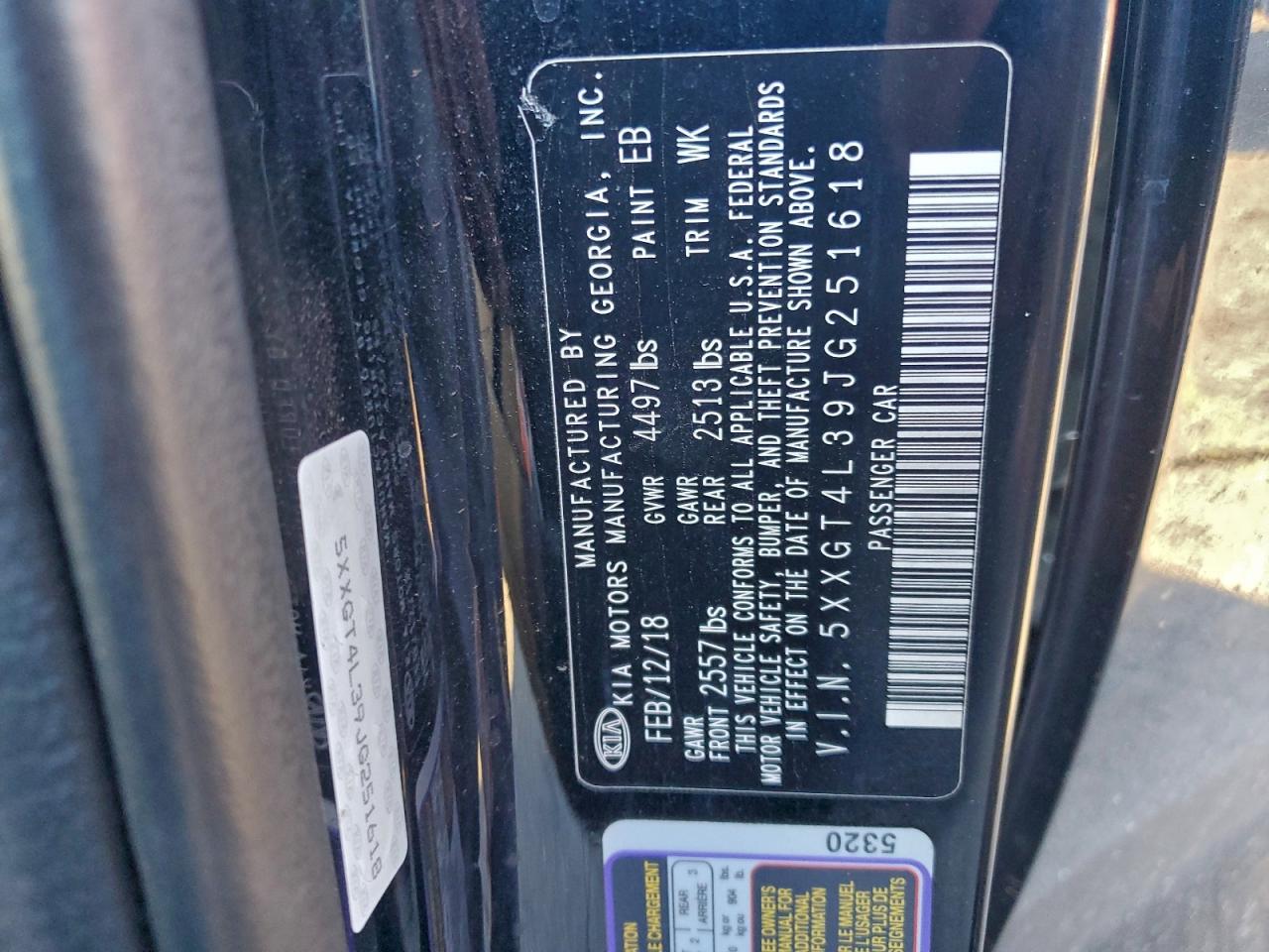 2018 KIA OPTIMA LX photo 12