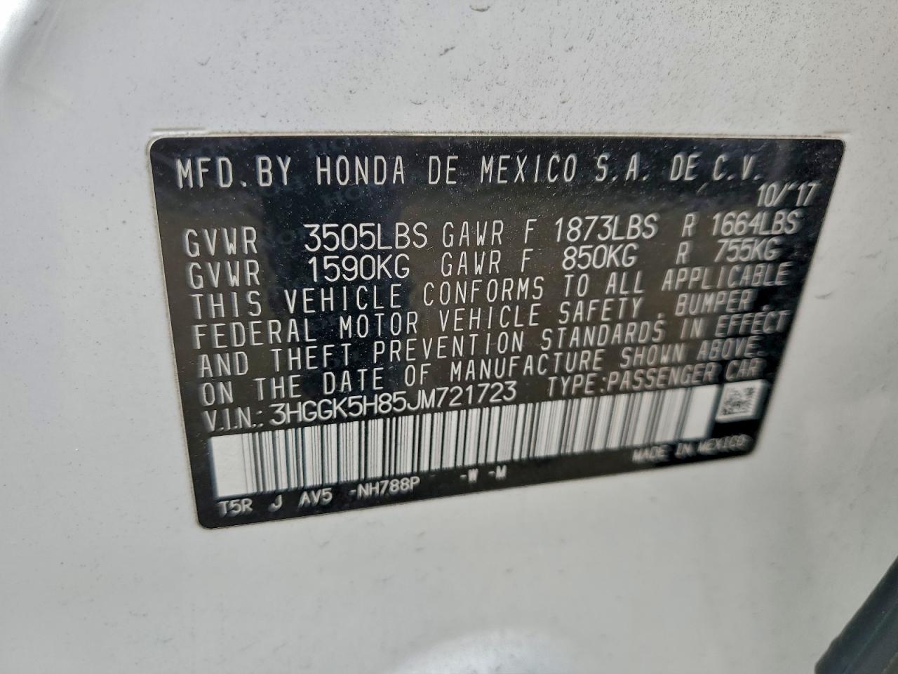 2018 HONDA FIT EX photo 12