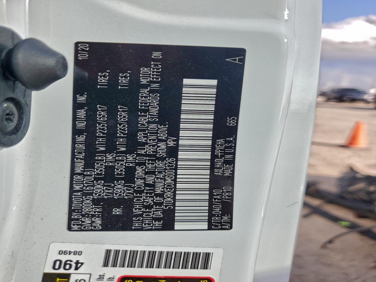 2021 TOYOTA SIENNA LE photo 14