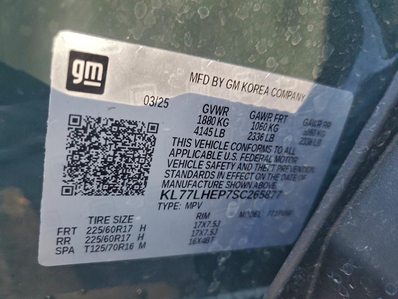 2025 CHEVROLET TRAX 1LT photo 14