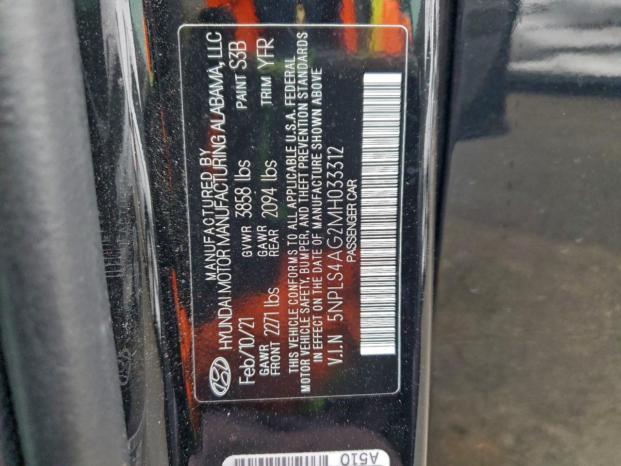 2021 HYUNDAI ELANTRA SEL photo 12