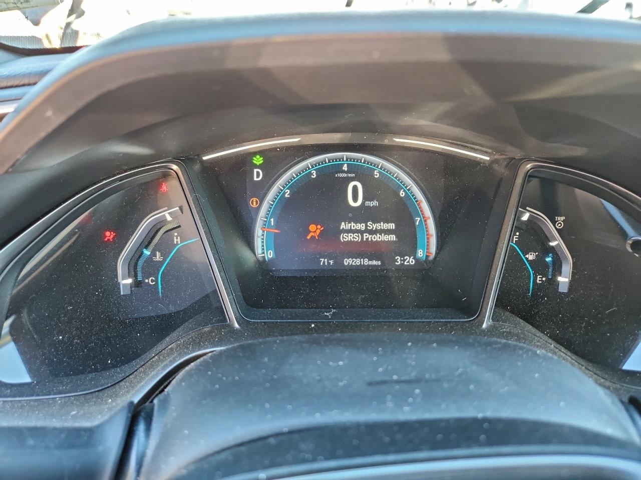 2020 HONDA CIVIC EX photo 9