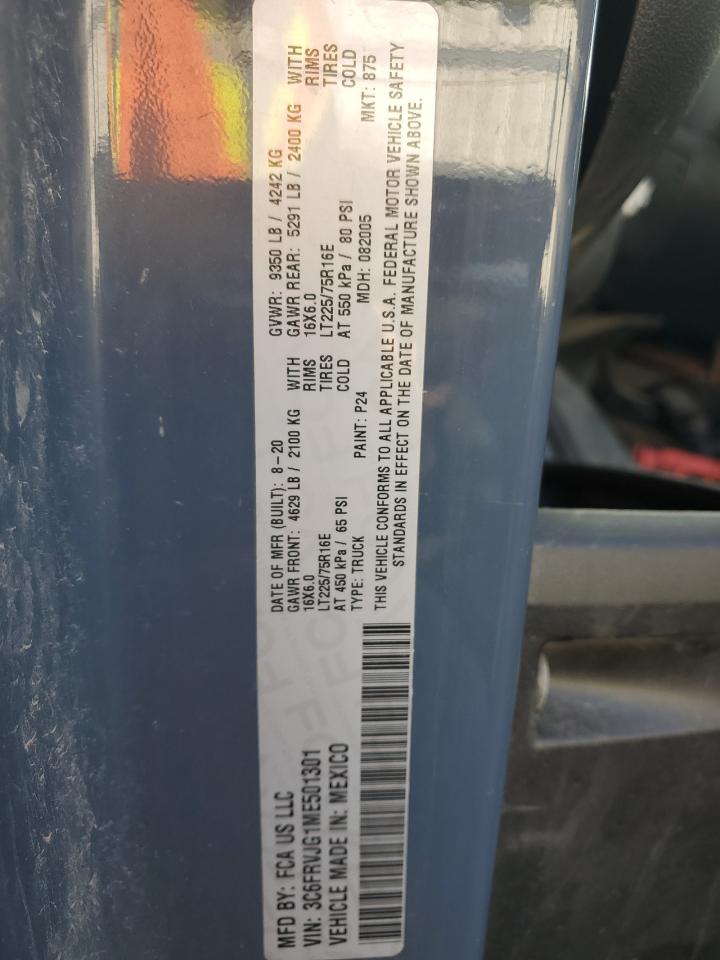 2021 RAM PROMASTER 3500 3500 HIGH photo 13