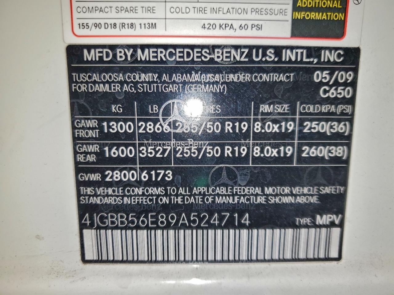 2009 MERCEDES-BENZ ML 350 photo 13
