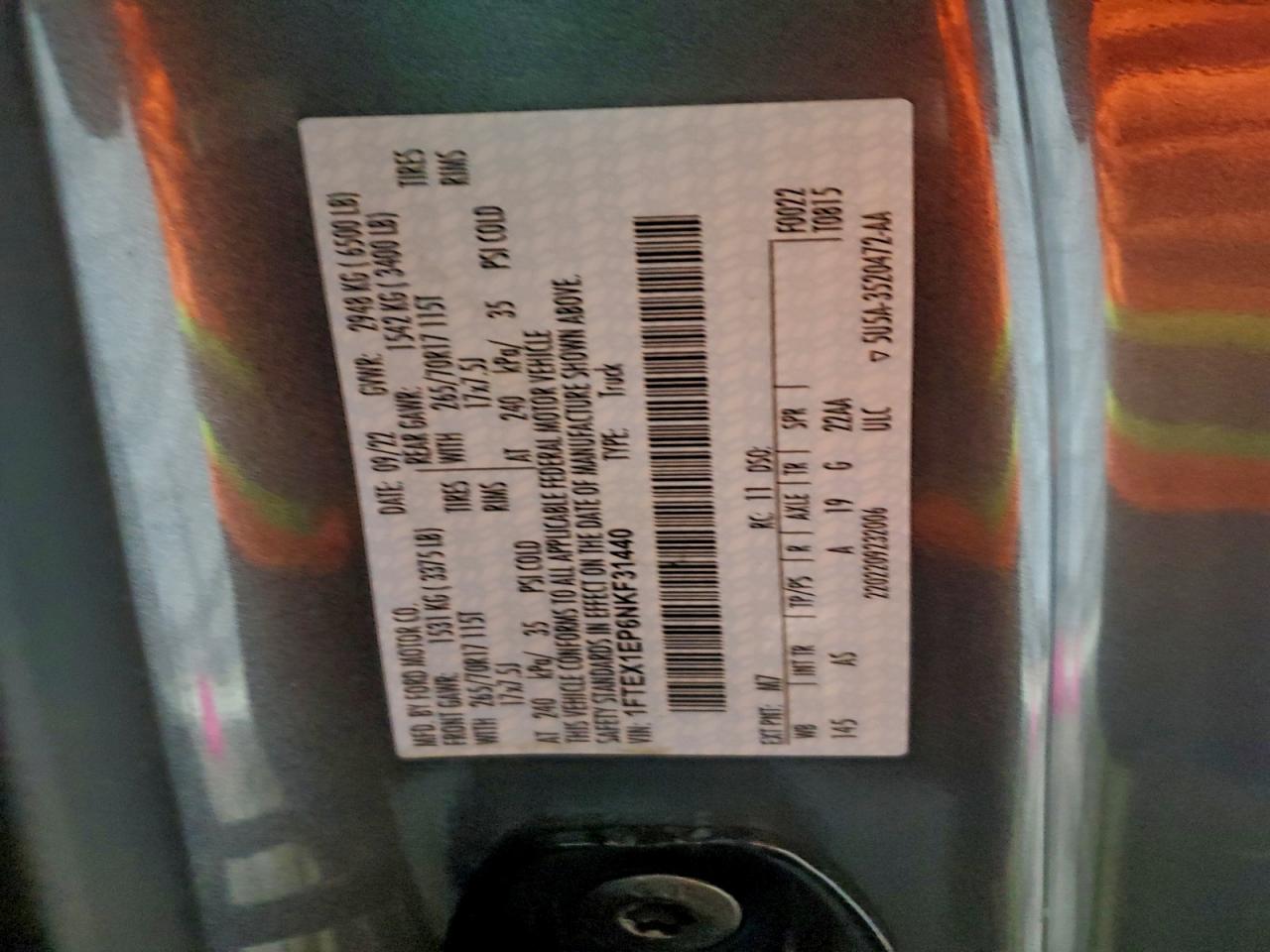 2022 FORD F150 SUPER CAB photo 12