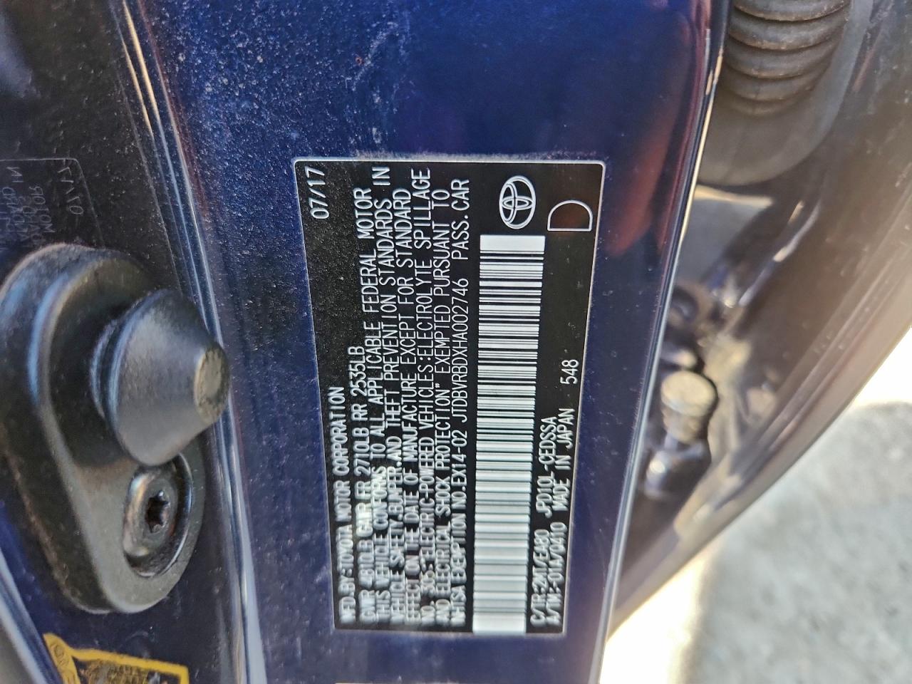 2017 TOYOTA MIRAI photo 12