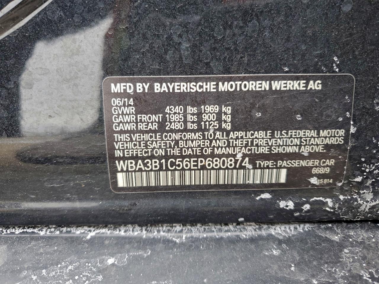 2014 BMW 320 I photo 12