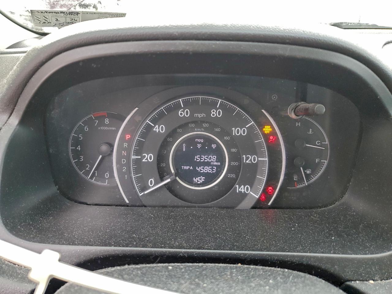 2014 HONDA CR-V LX photo 9