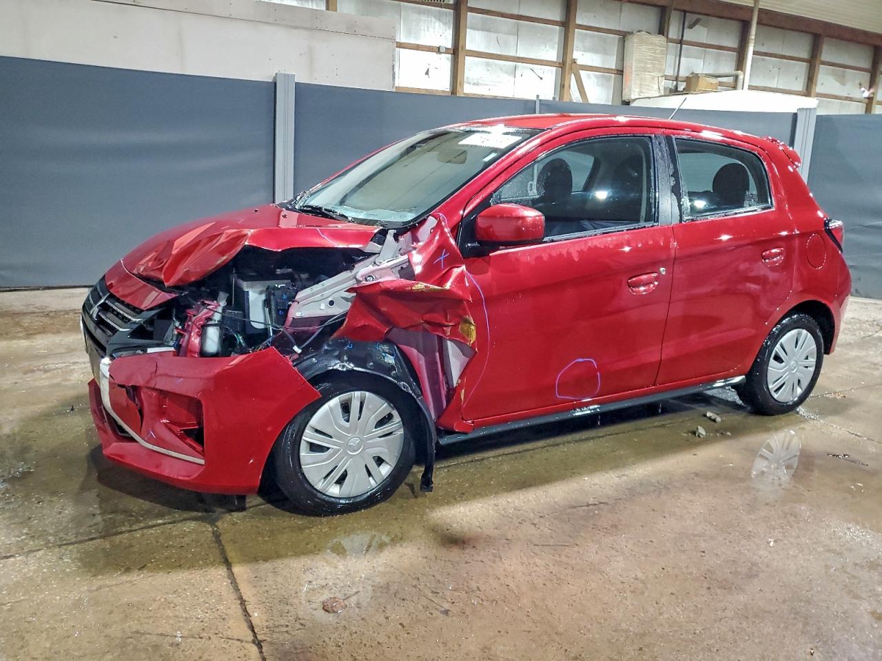 2024 MITSUBISHI MIRAGE ES — FRONT END damage — photo 1