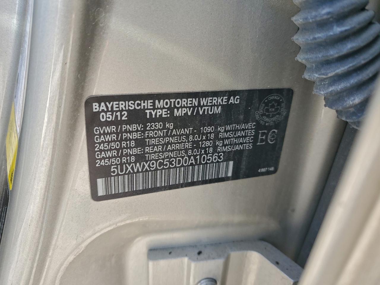 2013 BMW X3 XDRIVE28I photo 13