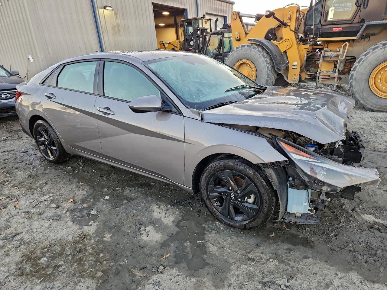 2022 HYUNDAI ELANTRA BLUE photo 4