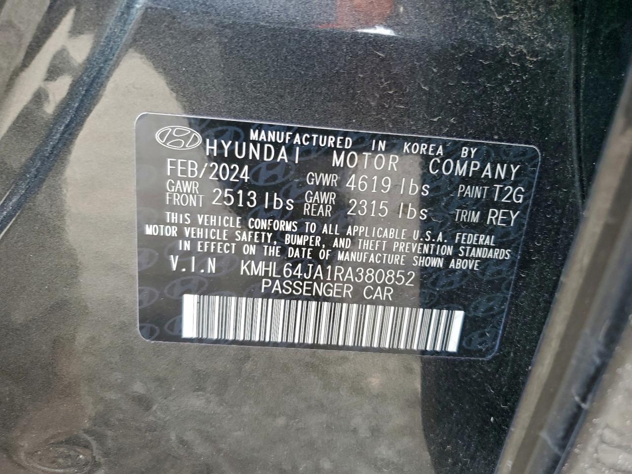 2024 HYUNDAI SONATA SEL photo 12