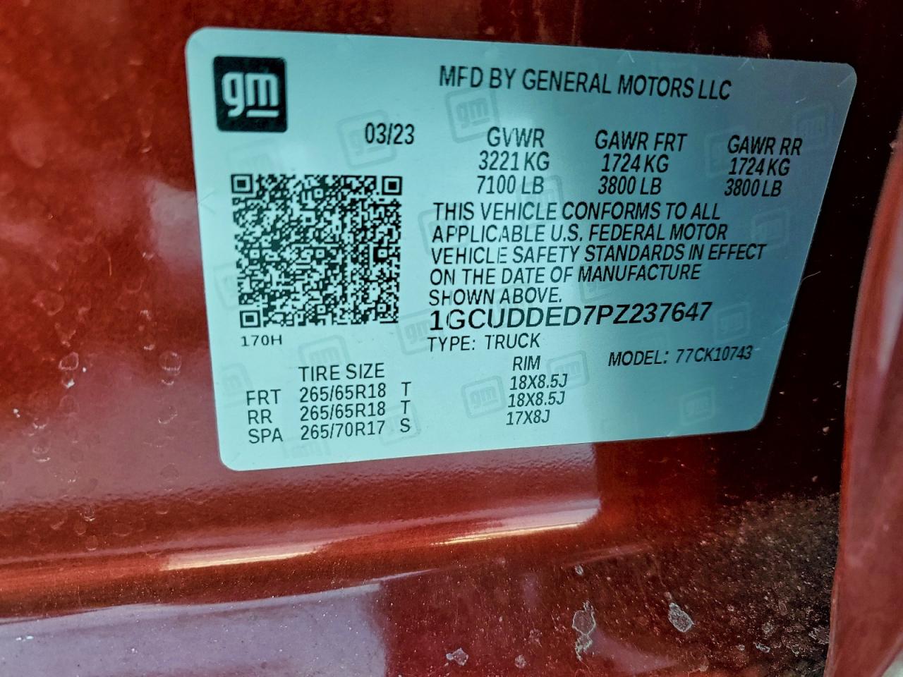 2023 CHEVROLET SILVERADO K1500 LT photo 12