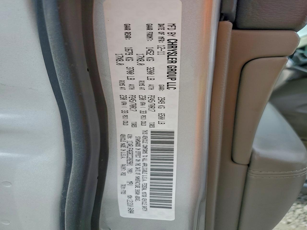 2012 JEEP GRAND CHEROKEE LAREDO photo 12