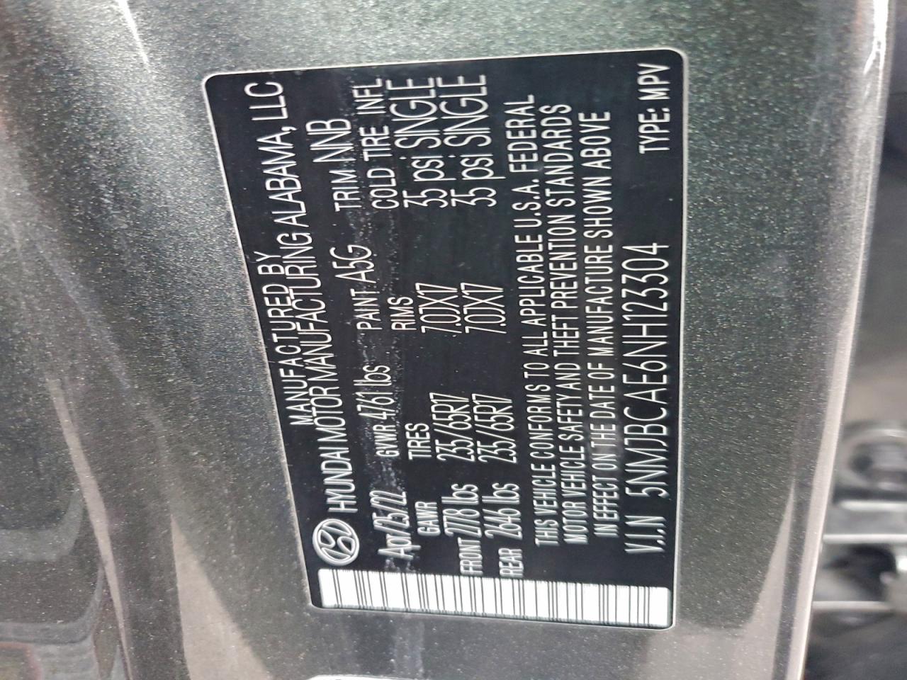 2022 HYUNDAI TUCSON SEL photo 13