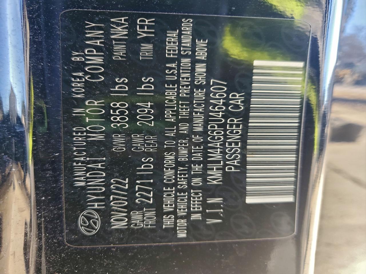 2023 HYUNDAI ELANTRA SEL photo 12