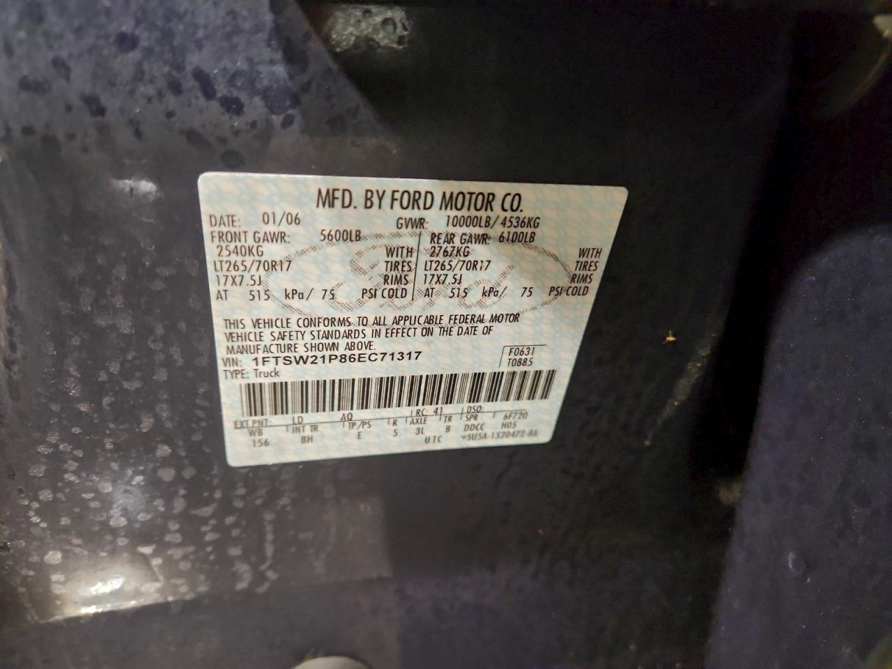 2006 FORD F250 SUPER DUTY photo 12