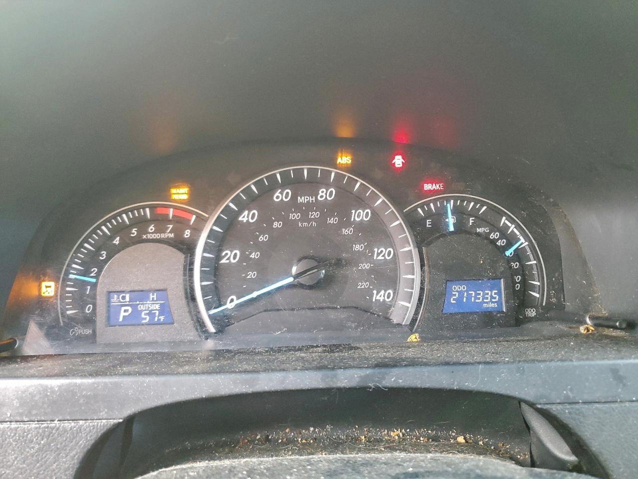 2012 TOYOTA CAMRY BASE photo 9